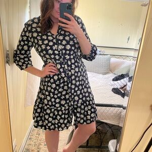 Daisy print dress